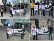 Solidaridad irlandesa frente al bloqueo.