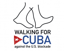 En Irlanda, caminata de 60 kms en solidaridad con el pueblo de Cuba y contra 60 años de injusto bloqueo yanqui.