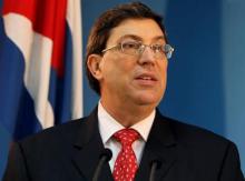 Ministro de Relaciones Exteriores de Cuba, Bruno Rodríguez Parrilla