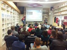 Durante su visita a Italia, Ramón Labañino Salazar dialoga con los jóvenes Ramón Labañino Salazar dialoga con los jóvenes de Italia