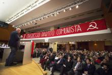 Marco Rizzo, Secretario General interviene durante el II Congreso del Partido Comunista de Italia