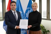 Embajador de Cuba presenta Cartas Credenciales ante la Directora Ejecutiva del Programa Mundial de Alimentos