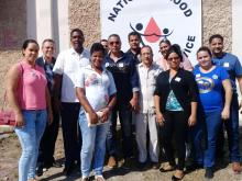 Members of Cuban State Mission in Jamaica donate blood in Kingston