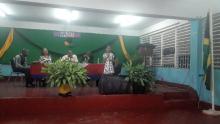 he youngest participants were responsible for entertaining the rest of the audience with their singing and dancing.