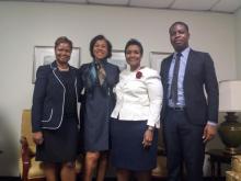 The Cuban Ambassador to Jamaica, H.E Mrs. Inés Fors Fernández, was received today by Ambassador Marcia Gilbert-Roberts, CD, Permanent Secretary at the Ministry of Foreign Affairs and Foreign Trade of Jamaica.