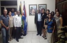 This afternoon, the staff of the Embassy of Cuba in Jamaica paid due tribute to the Commander in Chief of the Cuban Revolution, Fidel Castro Ruz, on the third anniversary of his death.