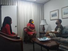 The Cuban Ambassador to Jamaica, H.E Mrs. Inés Fors Fernández, was received yesterday afternoon at the headquarters of the Ministry of Foreign Affairs and Foreign Trade of Jamaica by Ambassador Marsha Coore Lobban, Acting Director of the Caribbean and Americas Department, to review the main issues of the bilateral agenda.