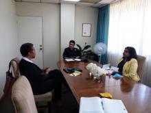La Jefa de la Misión Estatal de Cuba en Jamaica, Embajadora Inés Fors Fernández, fue recibida ayer en la Cancillería por la Secretaria Permanente del Ministerio de Relaciones Exteriores y Comercio Exterior de Jamaica, Embajadora Marcia Gilbert-Roberts.