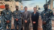 Second part of the Jamaican government's donation departs for Cuba.