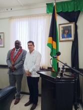 Cuban Ambassador pays working visit to Port Antonio.