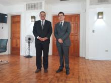 Recibe Fiscal General de Jamaica a nuevo Embajador cubano