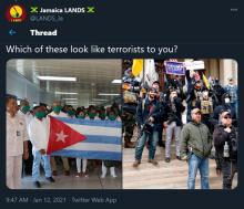 Jamaica LANDS condemns the inclusion of Cuba on the list of state sponsors of terrorism. Jamaica LANDS condemns the inclusion of Cuba on the list of state sponsors of terrorism.
