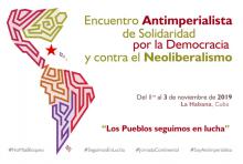 Llamamiento al Encuentro Hemisférico Antimperialista, de Solidaridad, por la Democracia y contra el Neoliberalismo.