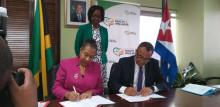 Cuba and Jamaica sign agreements for extension of health cooperation.