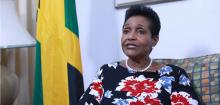 Ambassador Marcia Gilbert-Roberts, CD, Permanent Secretary and Head of the Foreign Service in the Ministry of Foreign Affairs and Foreign Trade of Jamaica, received the Ambassador of Cuba to this Caribbean nation.
