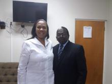 Cuban Ambassador visits the President of the House of Representatives of Jamaica.