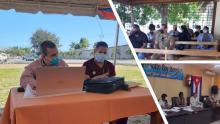 Members of the Cuban State Mission in Jamaica discuss in assemblies the draft of the new Family Code