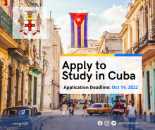 Announcement of the Cuba-Jamaica Bilateral Scholarship Programme for the academic year 2023.