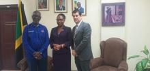Cuban Ambassador holds meeting with Jamaican Minister of Local Government and Rural Development