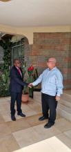 Embajador de Cuba en Kenya sostiene encuentro con representante de la empresa Transagro Ltd