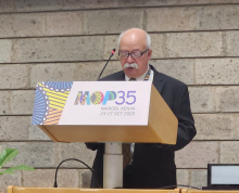Interviene Cuba en marco de la 35 Reunión de las Partes del Protocolo de Montreal