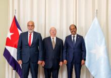 Embajador de la República de Cuba presenta Cartas Credenciales ante la República Federal de Somalia 