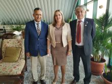 Concluye Visita de Trabajo de la Dra. Eucalia Mantilla,Directora del Departamento de Servicios Médicos al Exterior.
