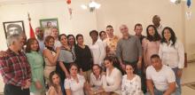 Cubanos en Kuwait y Brigada Médica de colaboración realizan homenaje a las fechas patrias y día de los padres.. 