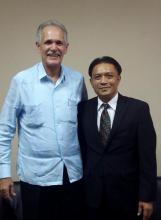 Director General del Departamento ASEAN de la Cancillería Lao recibe a Embajador de Cuba.