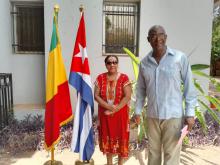 Celebran cubanos residentes en la República de Mali, los aniversarios de la UJC y de la OPJM.