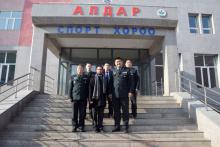 The Ambassador of Cuba visit the "Aldar" Sports Center of the Armed Forces of Mongolia 