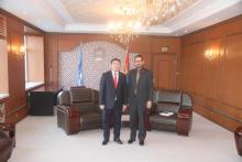  The Cuban Ambassador meets with Minister of Education, Culture, Science and Sport and the Minister of Health of Mongolia.
