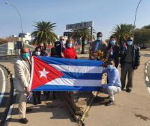 Cubans and Namibians commemorate Fidel's 94th birthday.