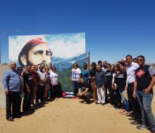 Realizan en la Escuela Fidel Castro homenaje al Comandante por el primera año de su muerte.