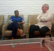 Vicecanciller namibia participará en evento continental de solidaridad con Cuba