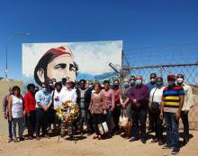 Cubans and Namibians pay tribute to Fidel Castro.