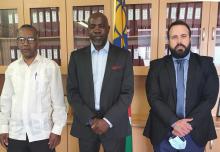 Diplomáticos cubanos sostienen encuentro con Director Ejecutivo del Ministerio de Deportes, Juventud y Servicio Nacional. Diplomáticos cubanos sostienen encuentro con Director Ejecutivo del Ministerio de Deportes, Juventud y Servicio Nacional.