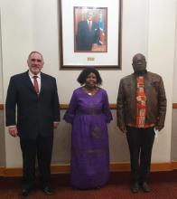 Embajador de Cuba sostiene reunión con la Vicepresidente de la Asamblea Nacional namibia.