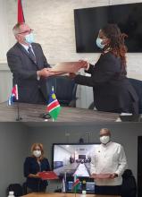 Namibia and Cuba conclude the V Session of the Joint Working Group.
