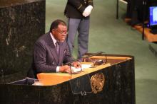 Presidente de Namibia Condena el Bloqueo en la Asamblea General de la ONU.