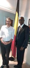 Les chargés d'affaires de la République de Cuba et du Royaume de Belgique se réunissent à Niamey, capitale du Niger