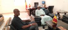 Le Chargé d'affaires de Cuba et l'Ambassadeur de la République du Tchad a Niamey, tiennent une réunion