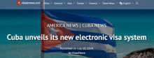 La visa de turismo electrónica será obligatoria para la entrada a Cuba desde finales de junio