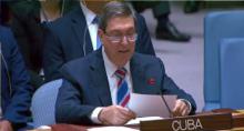 Réplica de Bruno Rodríguez Parrilla, ministro de Relaciones Exteriores de Cuba durante el Debate bajo el punto 38 “Necesidad de poner fin al bloqueo económico, comercial y financiero impuesto por los Estados Unidos de América contra Cuba”.