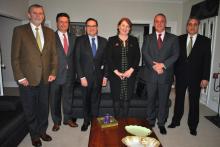 Minister Maggie Barry together with Ambassadors of Latin America in Wellington