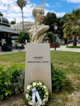 Busto de José Martí. Praça da Alegria. Lisboa