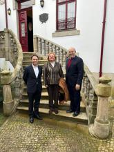 Visita Encargada de Negocios de Cuba en Portugal empresa Amorin