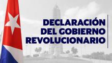 Declaración del Gobierno Revolucionario