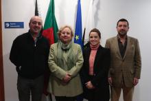 Reciben a diplomáticas cubanas en Municipalidad de San Antonio en Lisboa