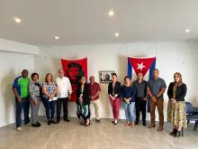 Recuerdan en la embajada de Cuba al Che en el aniversario de su caída